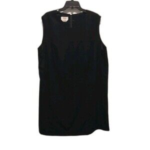 Talbots Black Sheath Dress – Approx Size 22/24 – Lining damage, No Tag